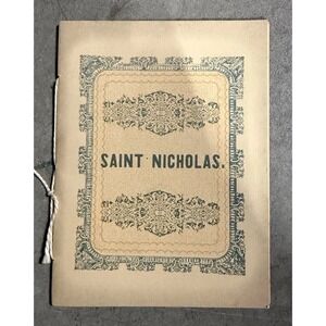Vintage 'Twas the Night Before Christmas' Saint 16pg‎ Nicholas Booklet Poem